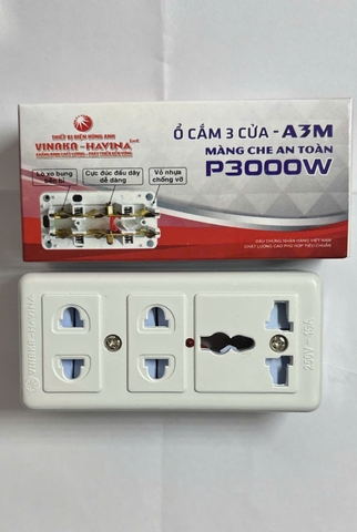 Ổ cắm A3M (màng che an toàn)