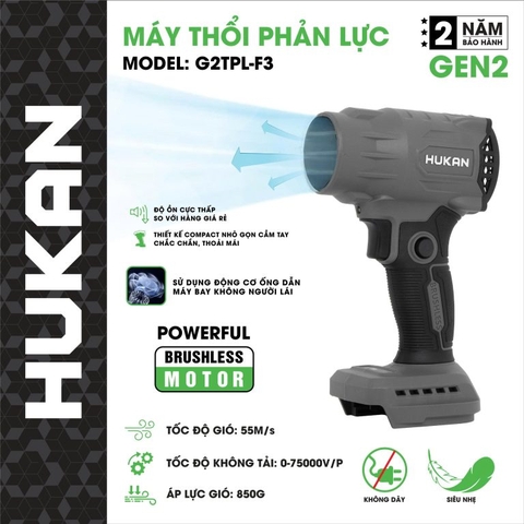 Thân máy thổi phản lực Hukan G2TPL-F3