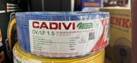 Dây cáp Cadivi CV 1.5 (100m)