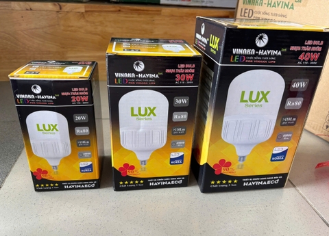 Bóng đèn LED BULB nhựa thân nhôm VINAKA 40W