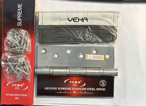 Bản lề inox Yeha 1 tấc 5
