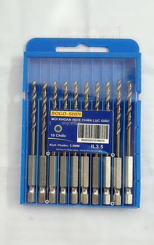 Mũi khoan inox đặc chủng chân LG 3.5mm