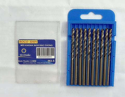 Mũi khoan inox đặc chủng (S) 3.5mm
