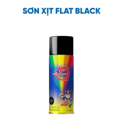 Sơn xịt đen mờ 212