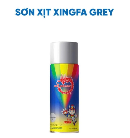 Sơn xịt xám xingfa nhạt 600