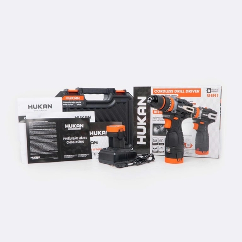 Máy khoan pin 10mm Hukan G1-XC5
