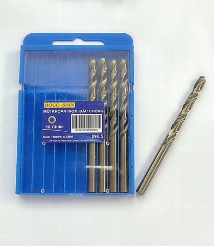 Mũi khoan inox đặc chủng 6.5mm Bogo-Shin