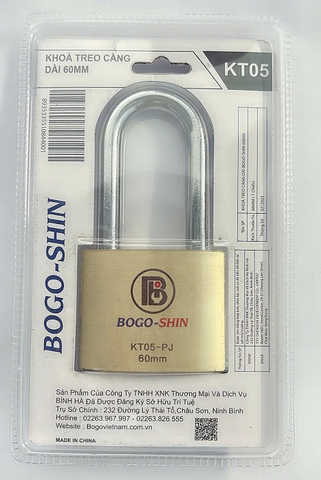 Khoá treo càng dài 60mm Bogo-Shin
