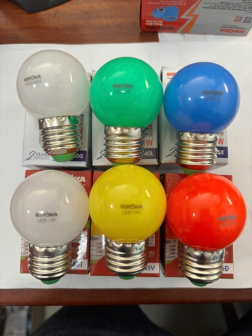 Bóng đèn LED trang trí G45Đ (màu đỏ)