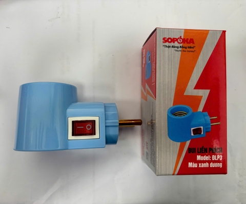 Đuôi liền phích ĐLP3 (xanh dương)