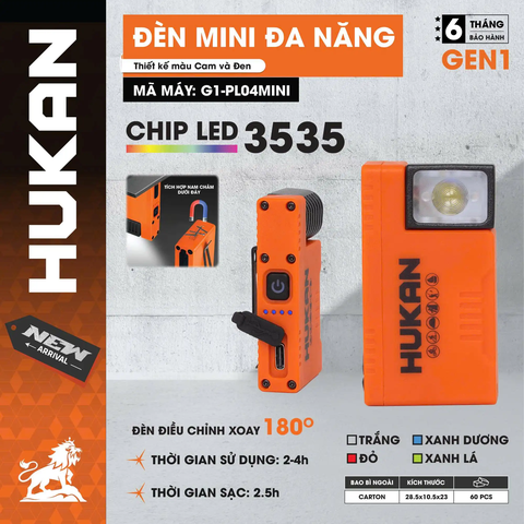 Đèn mini bỏ túi Hukan G1-PL04mini