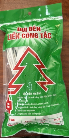 Đui đèn liền công tắc dây 7m Neesanta