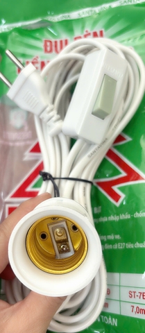 Đui đèn liền công tắc dây 7m Neesanta