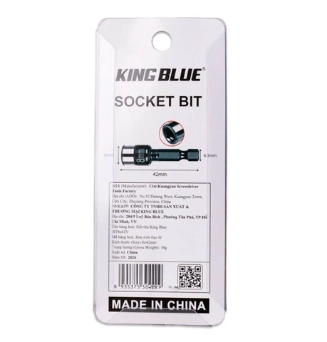 Đầu siết tôn KingBlue ST08x42V