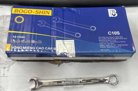 Cờ lê vòng miệng cao cấp 10mm Bogo-Shin