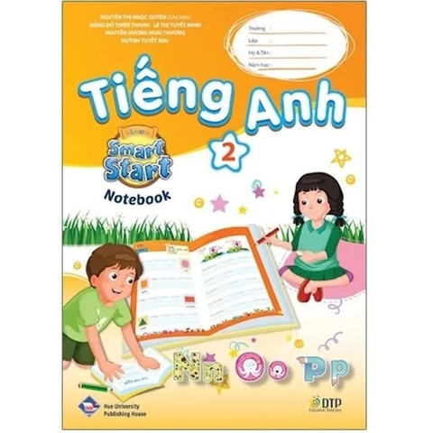 Tiếng anh lớp 2 i-Learn Smart Start vở tập viết