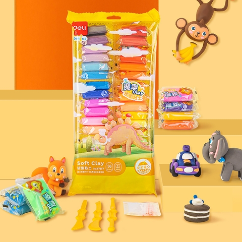 Đất nặn deli 67857 36 màu