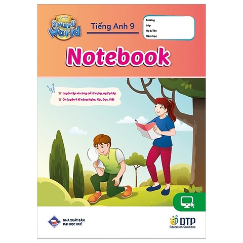 Tiếng anh 9 I-Iearn smart world notebook(vở tập viết)
