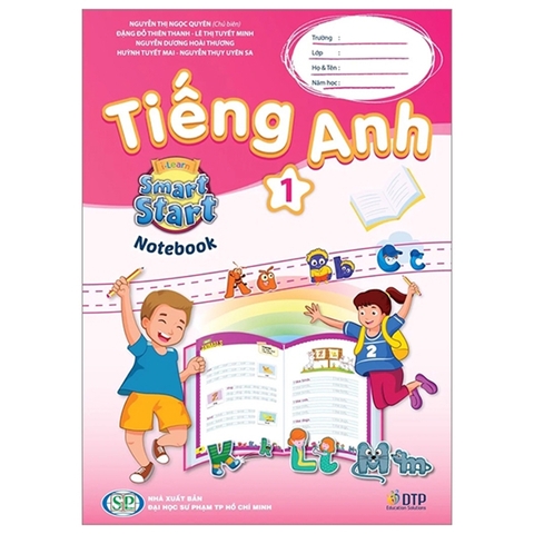 Tiếng anh lớp 1 i-Learn Smart Start vở tập viết