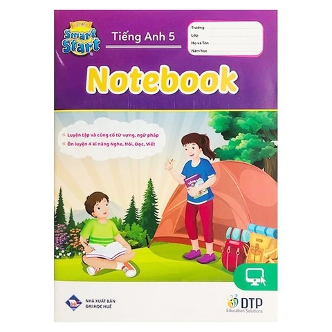 Tiếng anh 5 Smart start note book ( vở tập viết)