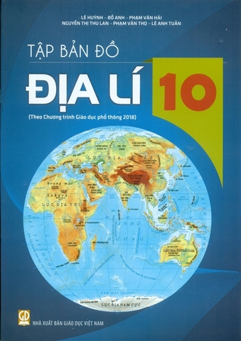 Tập bản đồ Địa Lí 10