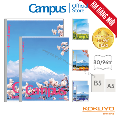Vở campus B5DL 80 trang - MTF-02