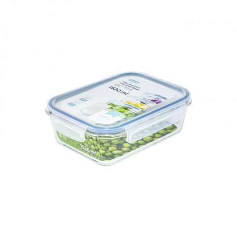 Hộp thuỷ tinh chữ nhật Nikko Inochi 1520ml