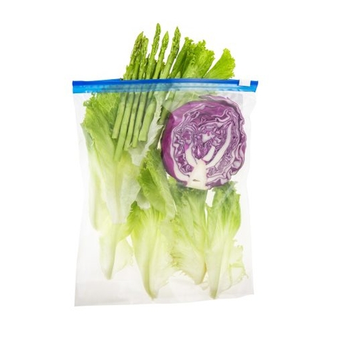 Túi zipper đa năng Shinshen 3L (có khoá kéo loại xanh - đáy mở rộng) Inochi