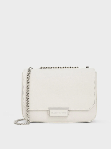 Chain Strap Square Bag
