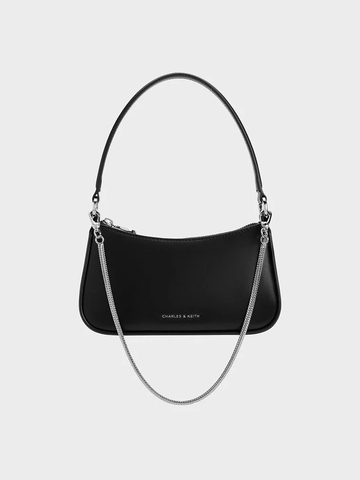 Metallic Curved Square Tote Bag