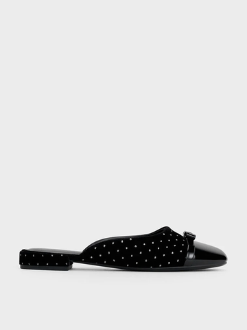 Bow Toe-Cap Mule