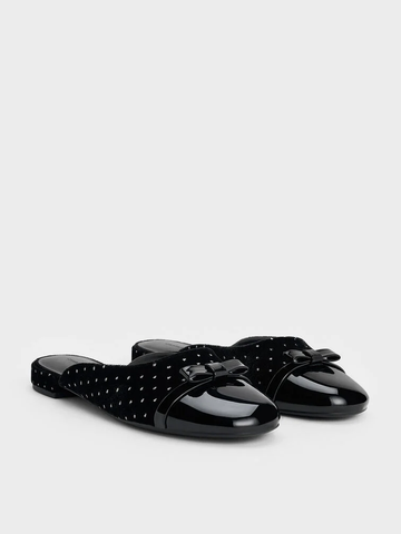 Bow Toe-Cap Mule