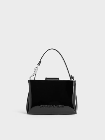 Bosie Metallic Top Handle Pouch