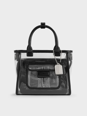 Noah See-Through Mesh Tote Bag