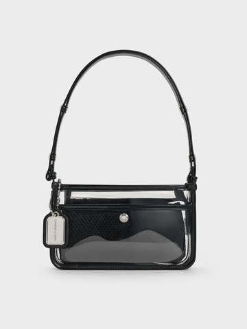 Norah See-Through Mesh Shoulder Bag