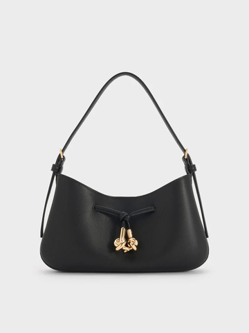 Mila Recycled Suede Shoulder Bag