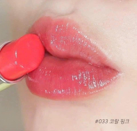 Son Dưỡng Dior Addict Lip Glow 033 Coral Pink Màu Hồng San Hô