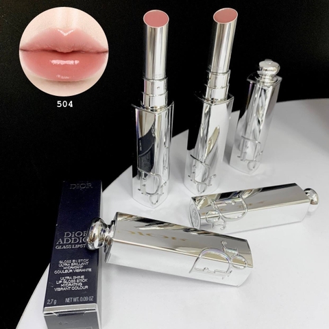 Son Dưỡng Dior Addict Glass Ultra-Shine and Hydrating Lip Gloss Stick 504 Dior Sweet