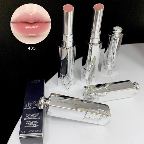 Son Dưỡng Dior Addict Glass Ultra-Shine and Hydrating Lip Gloss Stick 405 Rosy Dior