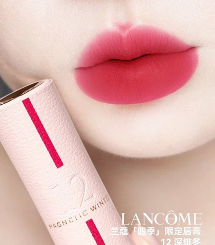 Son Lancôme L’Absolu Rouge Drama Matte 12 Đỏ Hồng Dâu