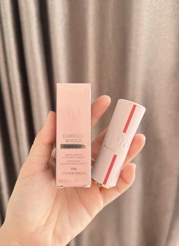 Son Lancôme L’Absolu Rouge Drama Matte 196 French Touch Đỏ Cam