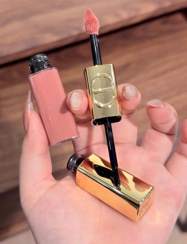 Son Kem Dior Rouge Dior Sequin Liquid Duo - Limited Edition 100 Spectacular Nude