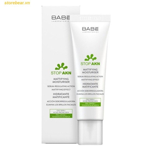 Kem Dưỡng Babe Stop AKN Mattifying Moisturiser 50ml