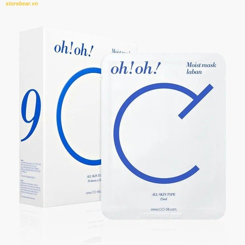 Mặt Nạ Phục Hồi Da Oh! Oh! Ceramide Moist Mask Laban Pack (Lẻ 1 Mask)