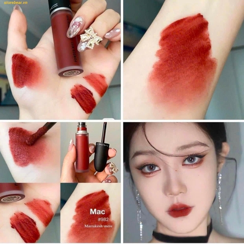 Son Kem MAC 982 Marrakesh Mere Đỏ Đất - Fullbox