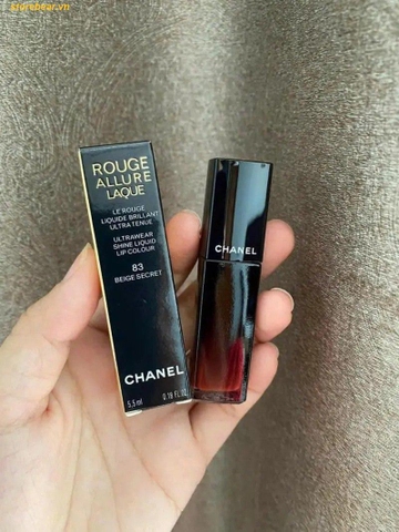 Son Kem Chanel Rouge Allure Laque Ultrawear Shine Liquid 83 Đỏ Đất