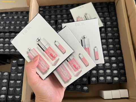 Set Son Dưỡng Dior Addict Duo Hydrating Lip Balm And Lip Oil