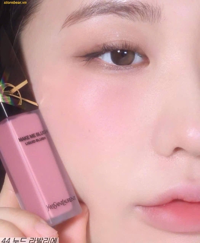 Set 2 Cây Má Hồng Ysl Liquid Make Me Blush - 44 Nude Lavallière + 66 Fuchsia Fling