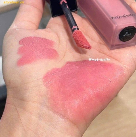 Set 2 Cây Má Hồng Ysl Liquid Make Me Blush - 44 Nude Lavallière + 66 Fuchsia Fling