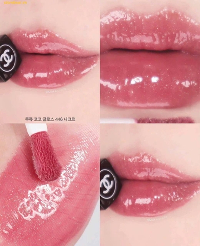 Son Bóng Chanel Rouge Coco Hydra Gloss 445 Bijou